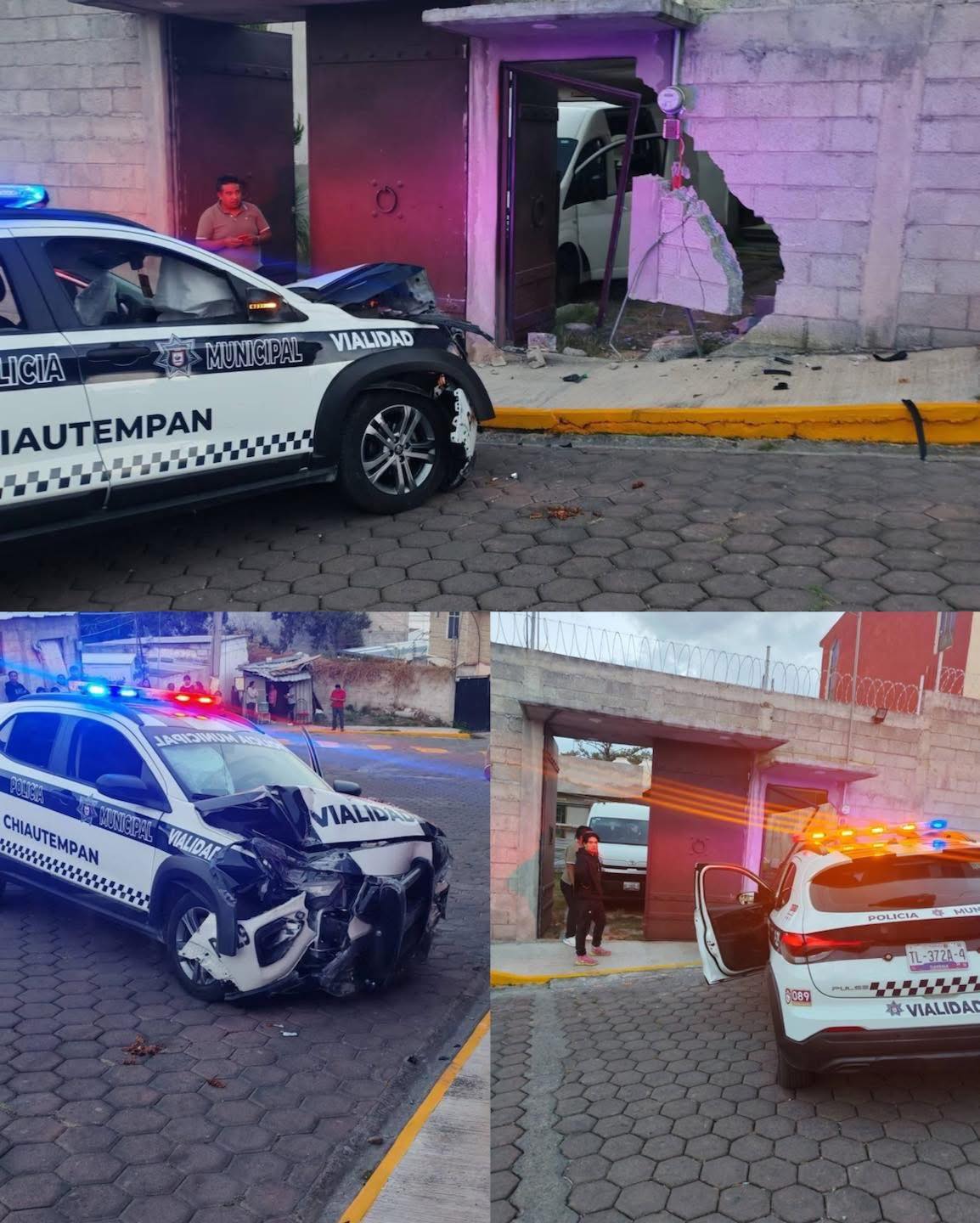 Borracho roba patrulla de chiautempan